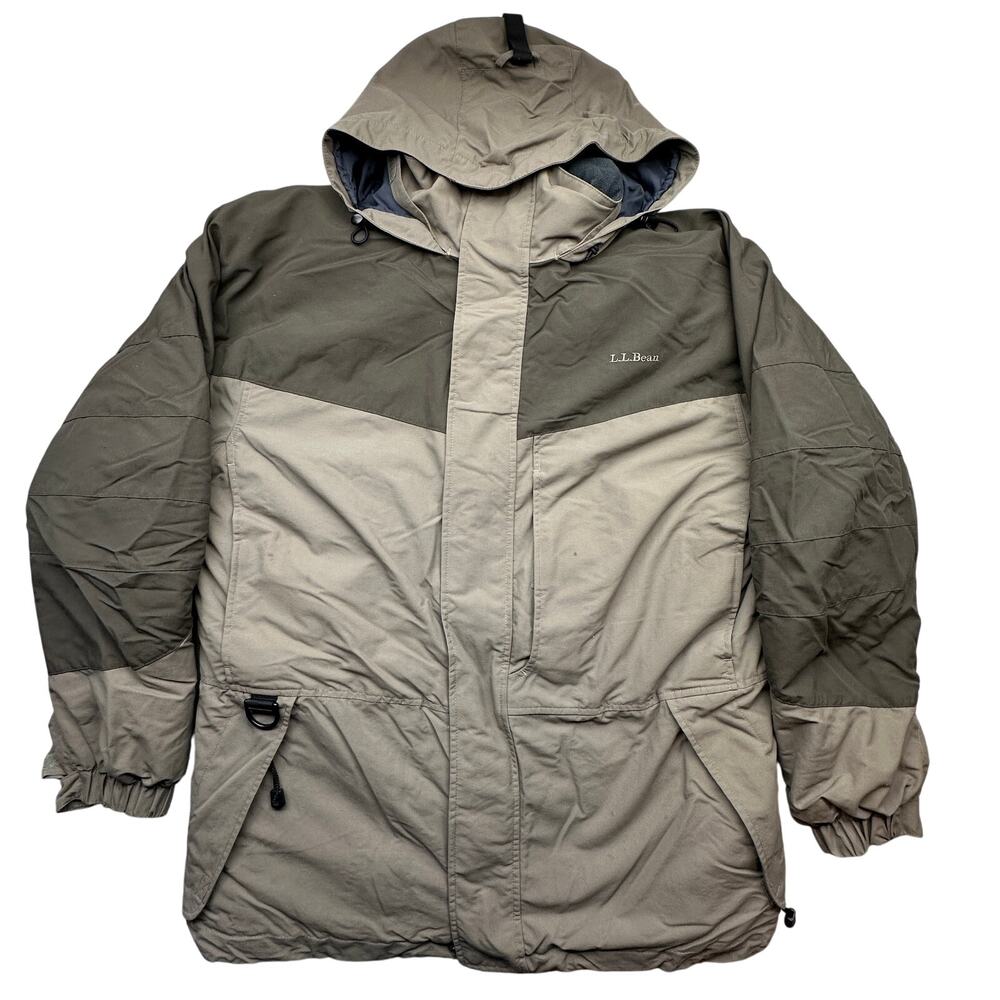Vintage LL Bean Rugged Ridge Parka Jacket Mens Large Thinsulate Insulated Hooded